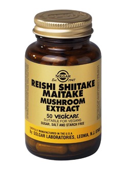 Reishi, Shiitake, Maitake -50 gélules -SOLGAR